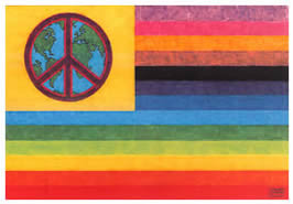 4" x 6" World Peace Flag Note Cards & Envelopes $2.00 ea or Pack of 6 $10.00 